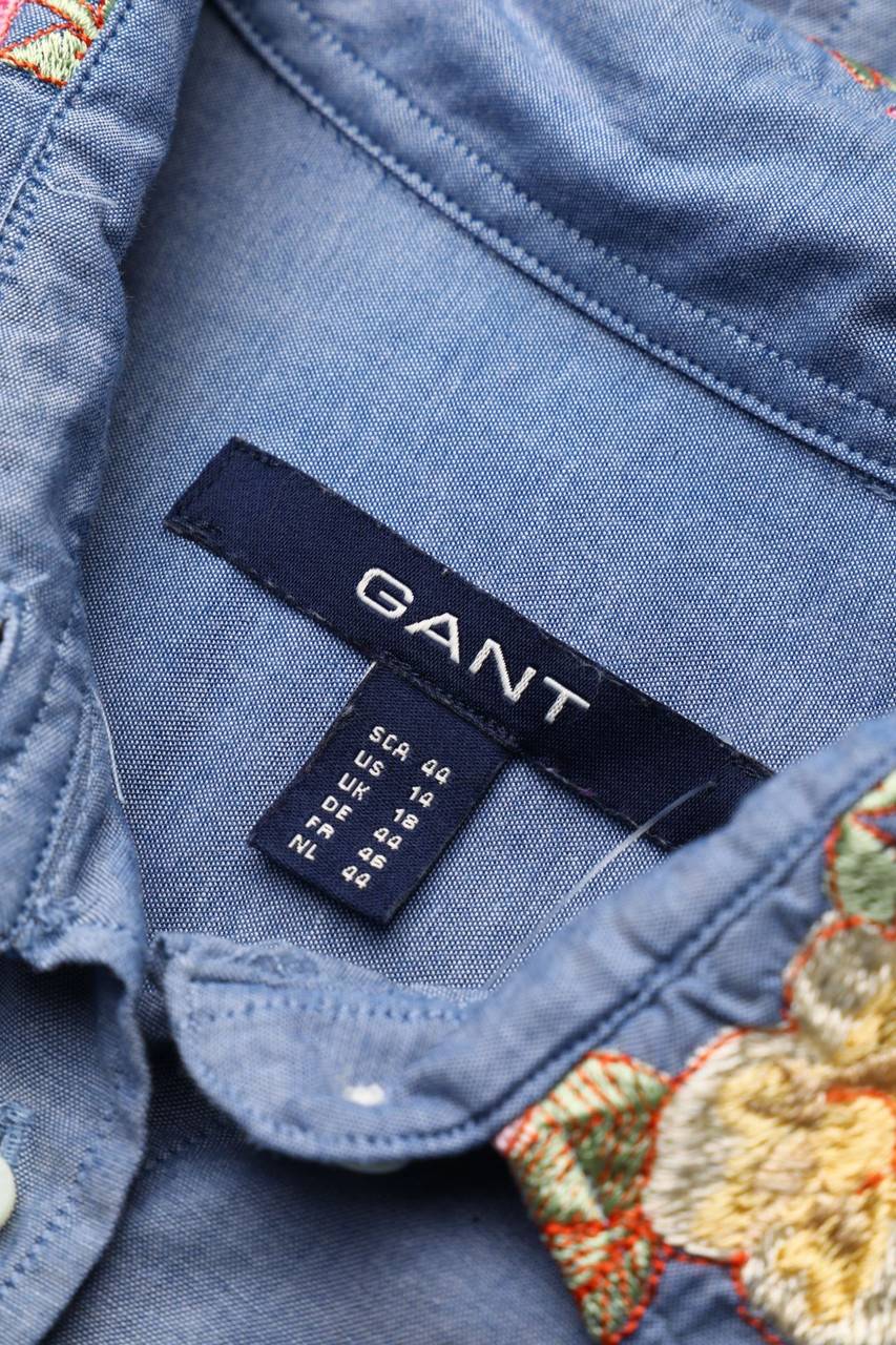 Carou GANT Hemd-Bluse mit Stickereien Rabatt