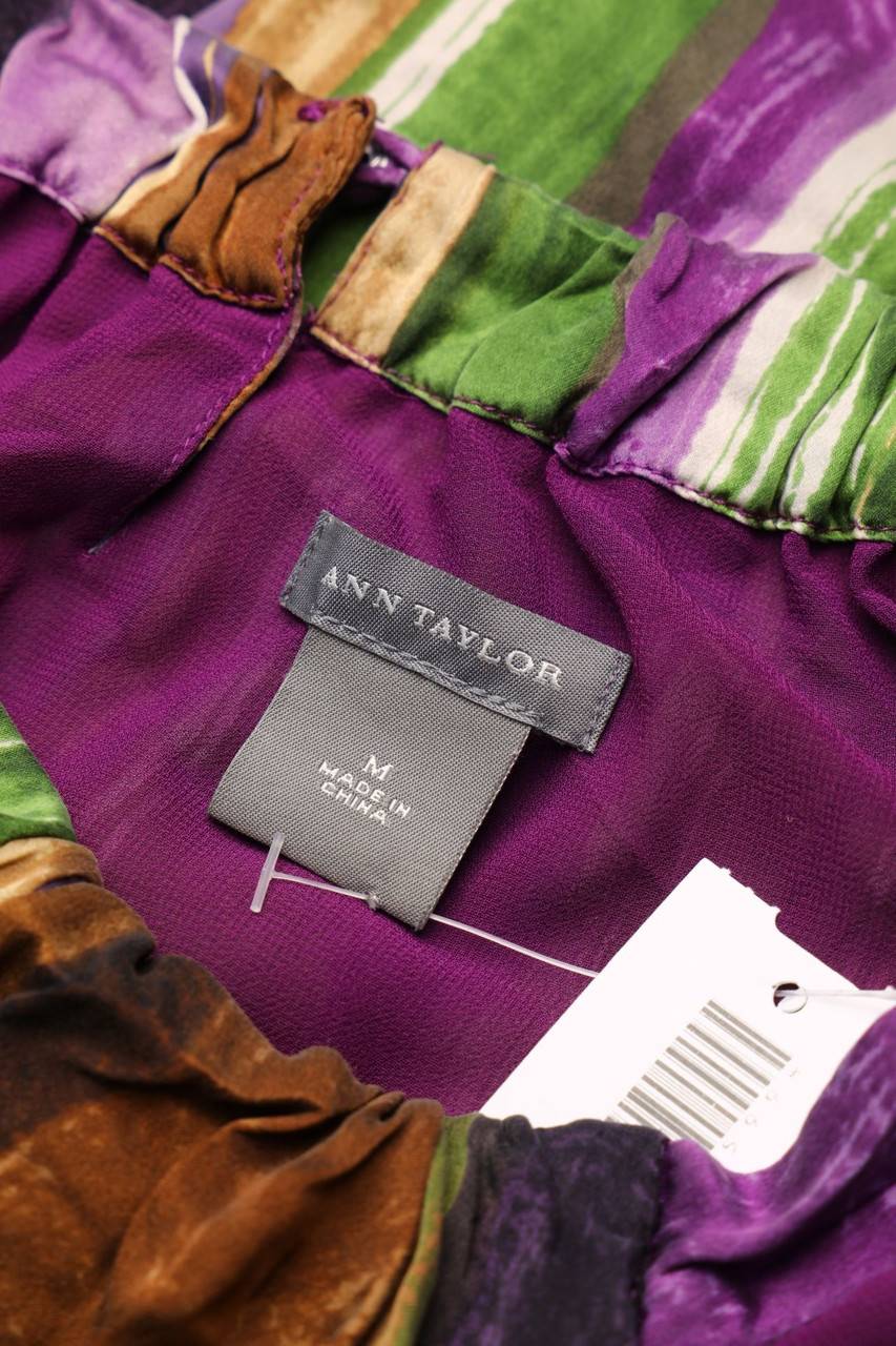 Carou ANN TAYLOR Blusentop mit Streifen Großer Ausverkauf