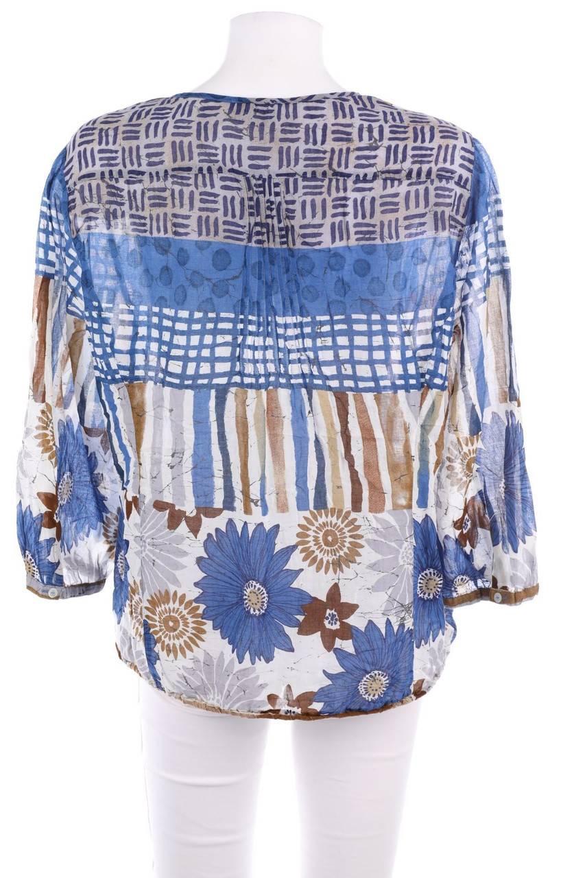 Carou TAIFUN Print-Bluse mit 3/4-Ärmel Muttertagsangebot