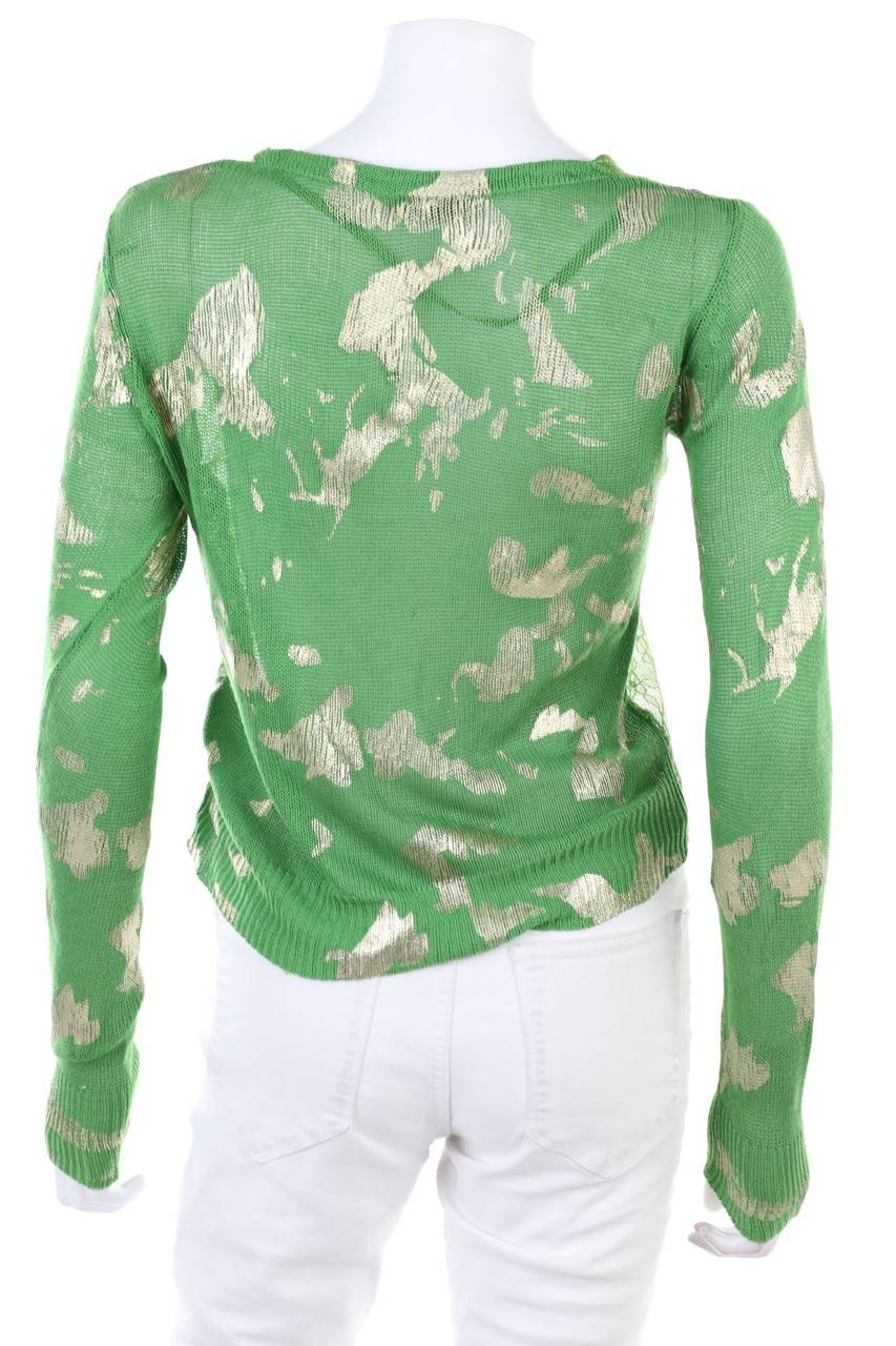 Carou FRACOMINA Spitzen-Cardigan mit Metallic-Effekt Valentinstagsangebot