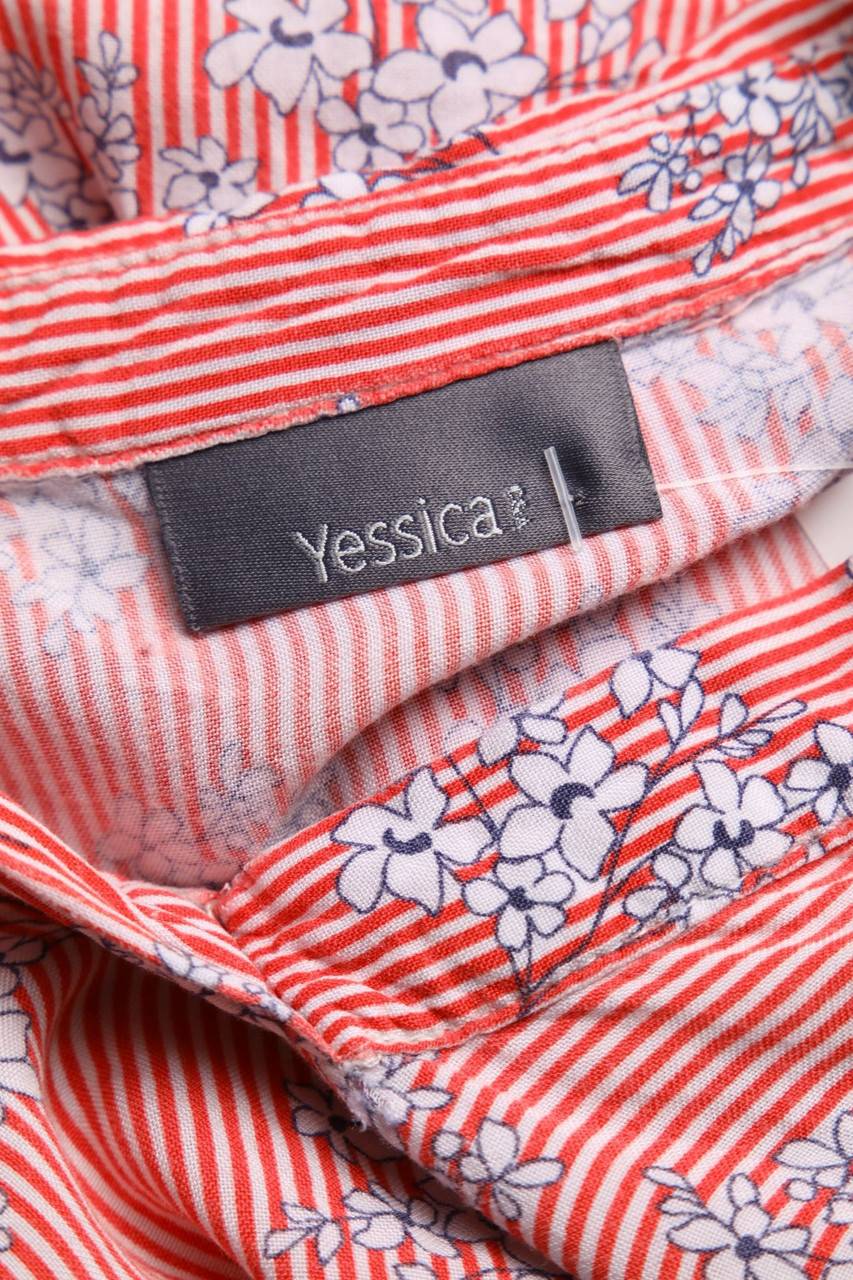 Carou Yessica by C&A Streifen-Bluse mit Blumen-Print Blitzangebot