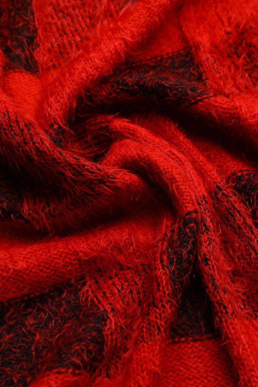 Carou Ohne Label Cardigan mit Karo-Muster Riesige Ersparnisse