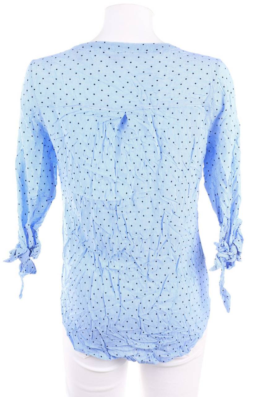 Carou VIA CORTESA Print-Bluse mit 3/4-Ärmel zum Knoten 50% Rabatt mit kostenlosem Versand