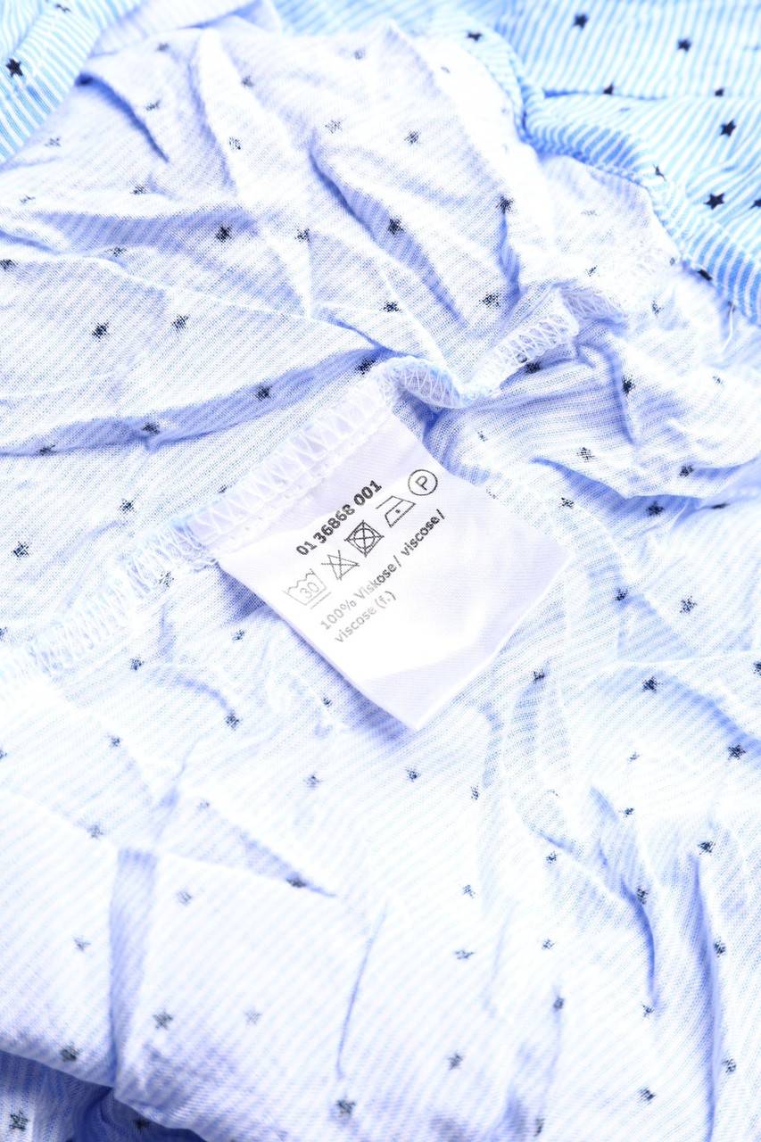 Carou VIA CORTESA Print-Bluse mit 3/4-Ärmel zum Knoten 50% Rabatt mit kostenlosem Versand
