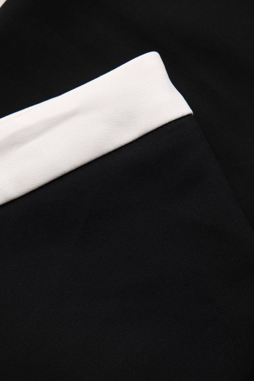Carou Ohne Label Two Tone-Skinny-Hose mit Schlitz zollfrei