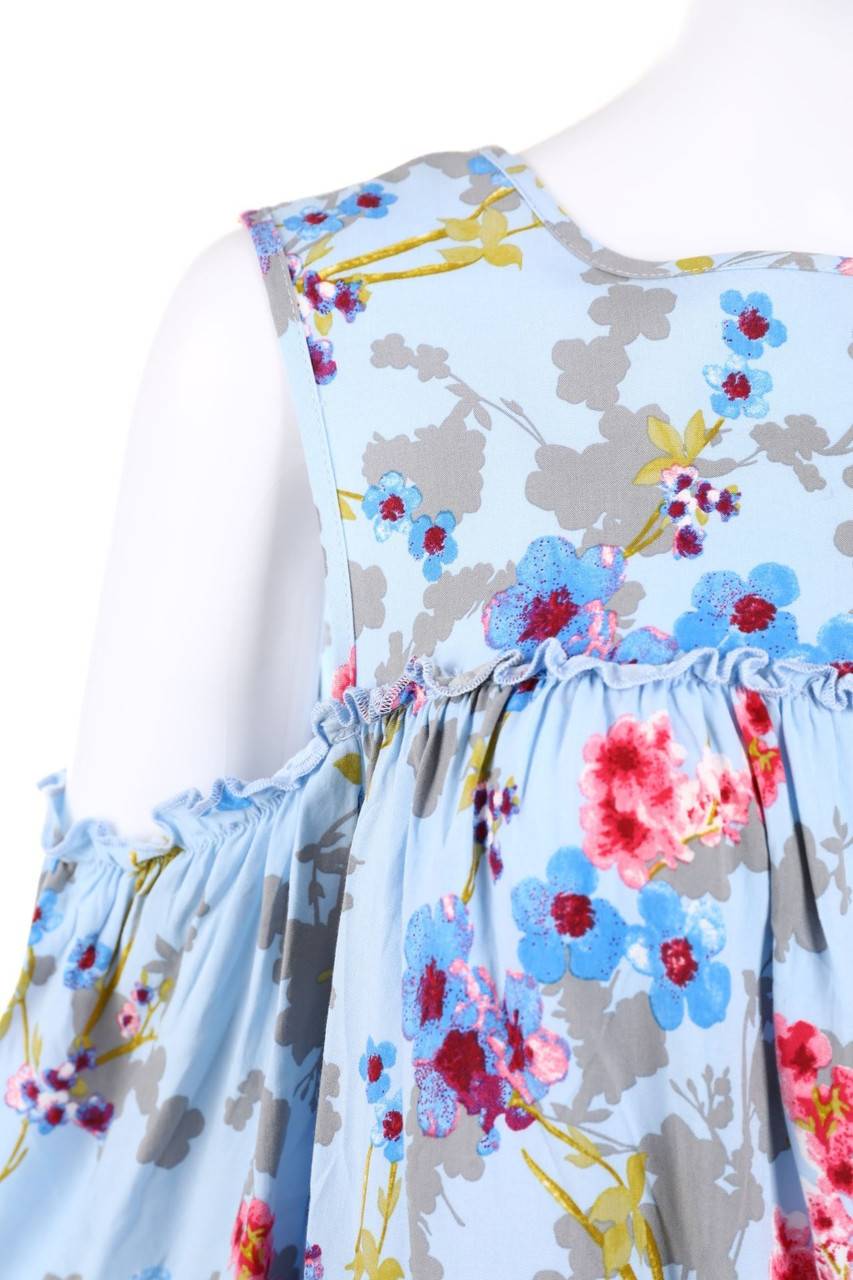 Carou RAINBOW Print-Bluse mit Cut-outs Rabatte dieses Monats