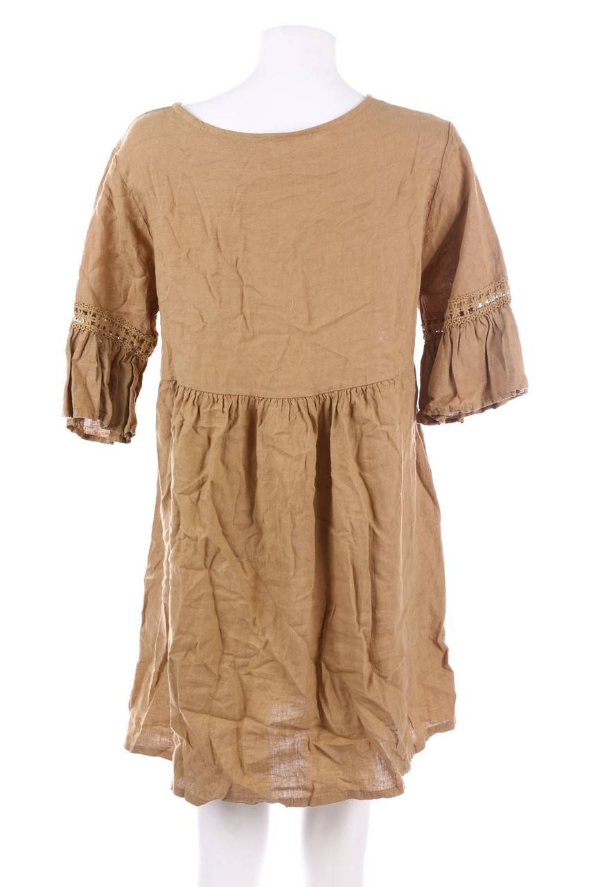 Carou Ohne Label Boho-Kleid mit Spitzen-Einsatz Fabrik Onlineshop