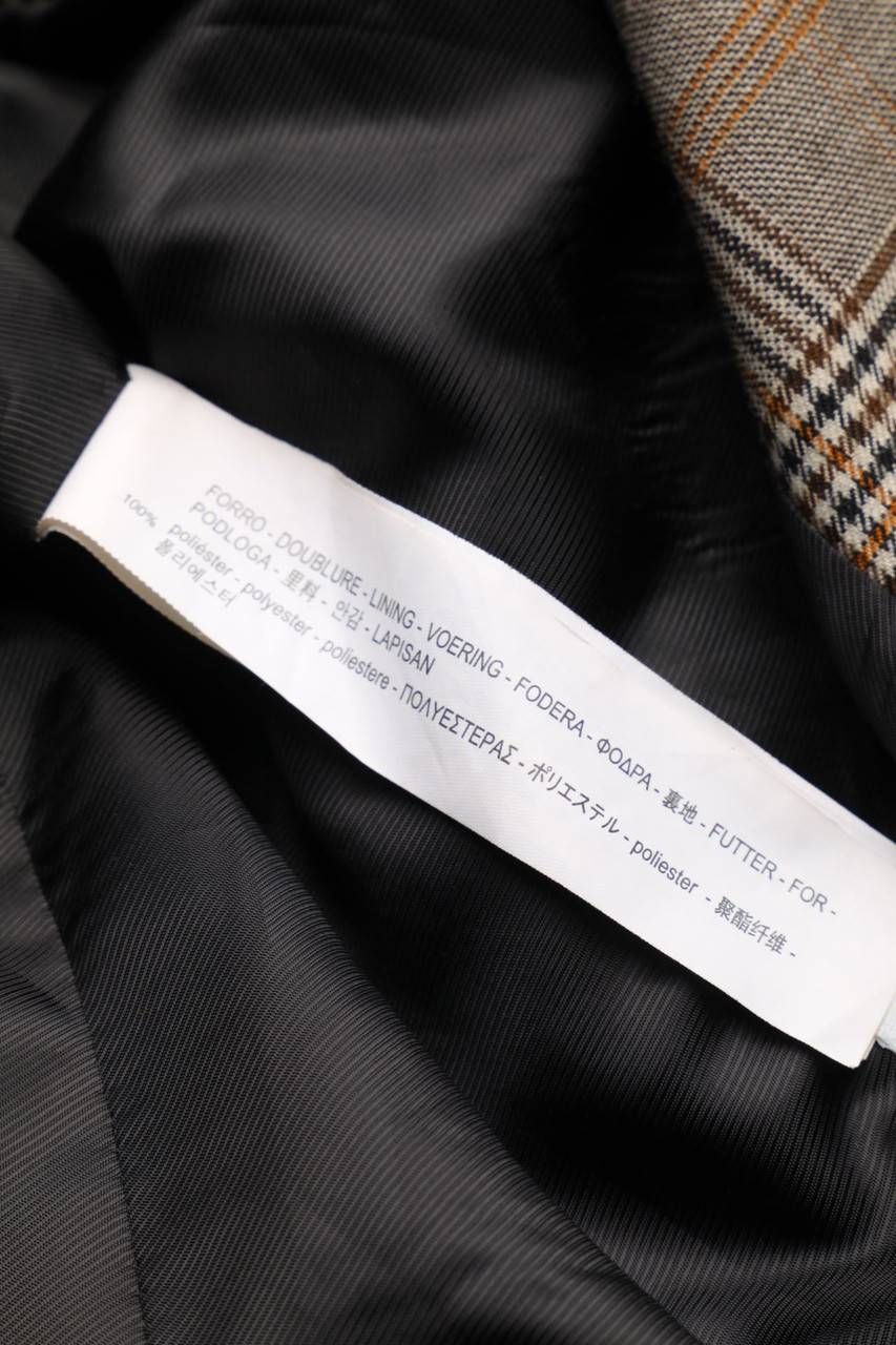 Carou ZARA Karo-Blazer-Mantel Begrenztes Angebot