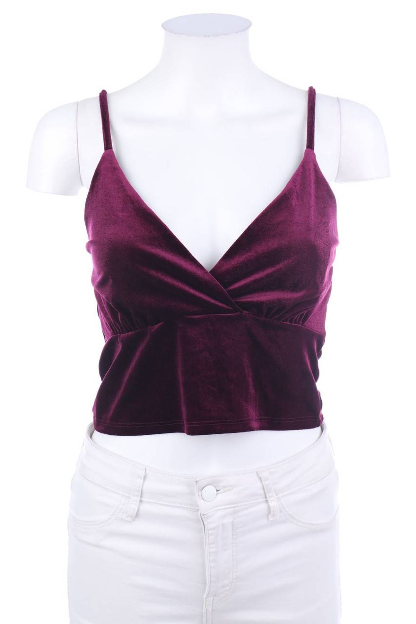 Carou AMISU Samt-Crop-Top Online Shopping