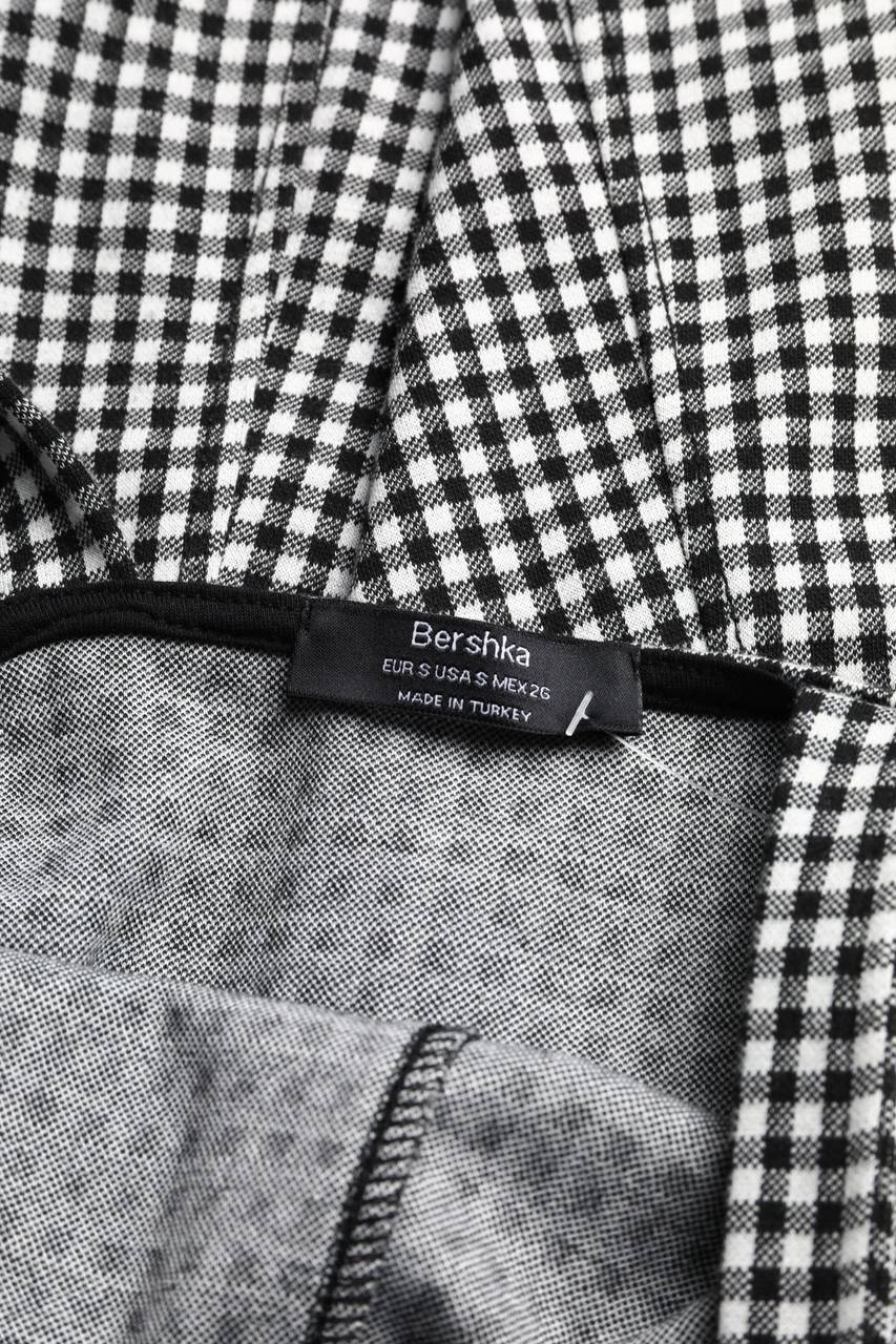 Carou Bershka Minikleid mit Karo-Muster Lagerräumung