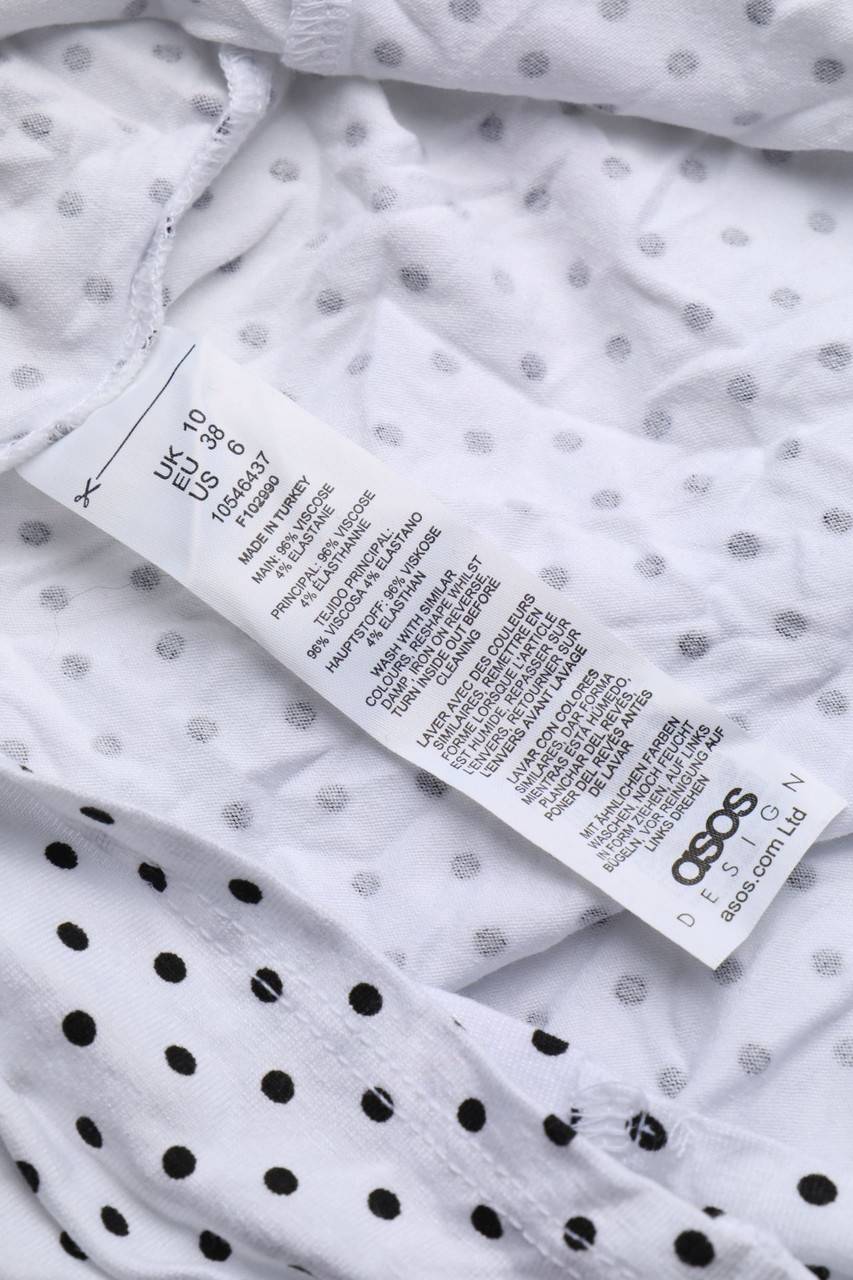 Carou asos DESIGN Wickel-Cropped-Shirt mit Punkten Bestseller