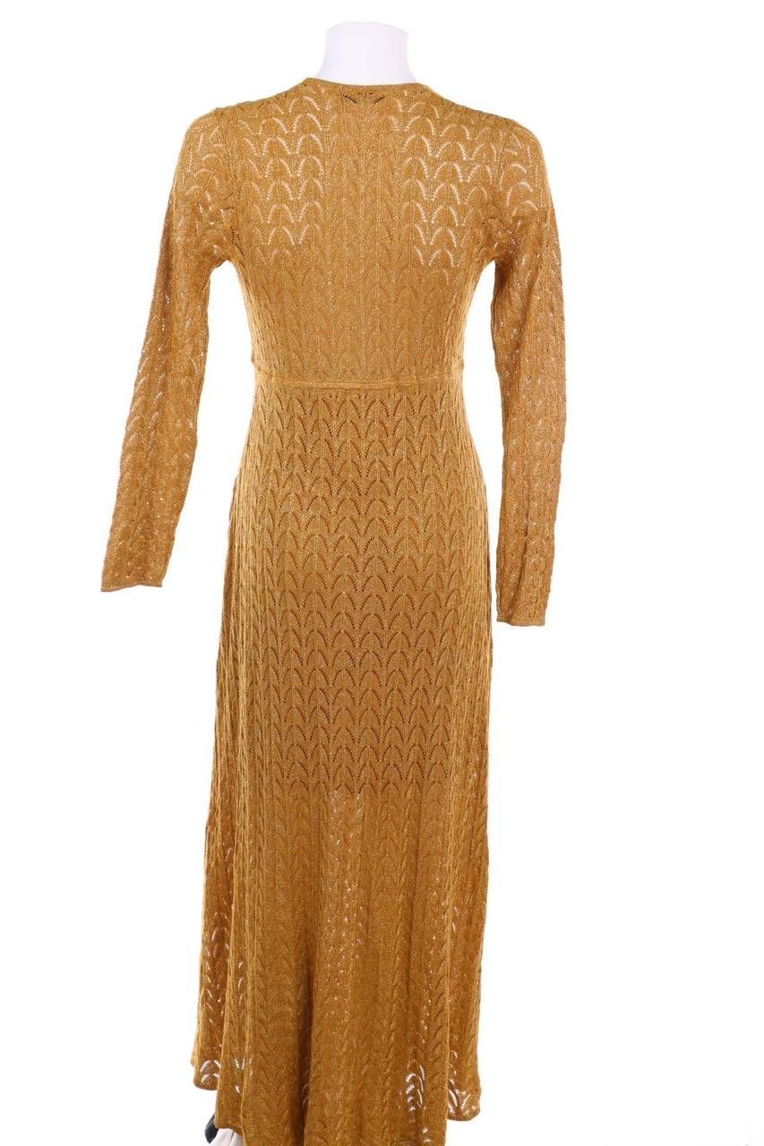 Carou Zara Knit Maxi-Kleid aus Lochstrick mit Glitzer Tägliche Deals