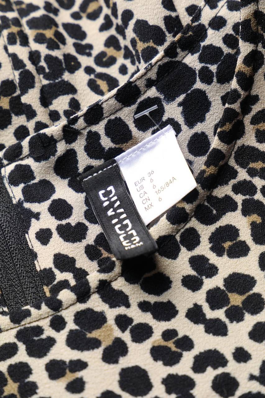Carou H&M DIVIDED Kleid mit Leo-Print Bis zu 65% Rabatt