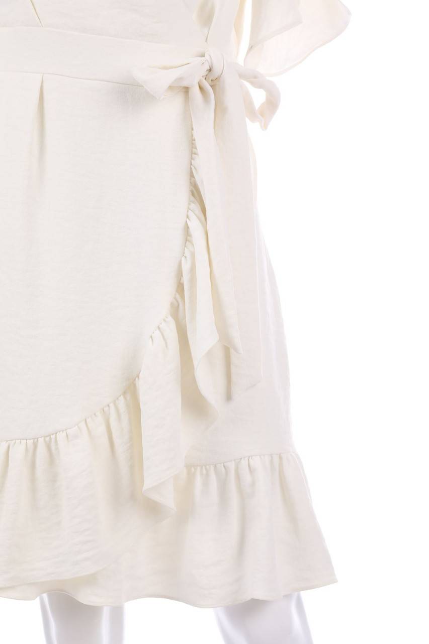 Carou MORGAN Cold-Shoulder-Kleid in Wickel-Optik mit Volants Super Rabatt