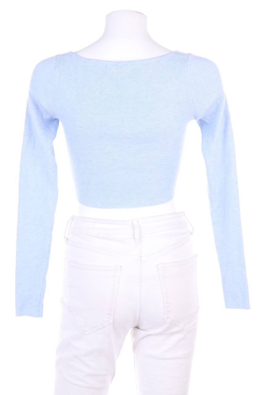 Carou Bershka Cropped-Strick-Pullover Clearance-Verkauf