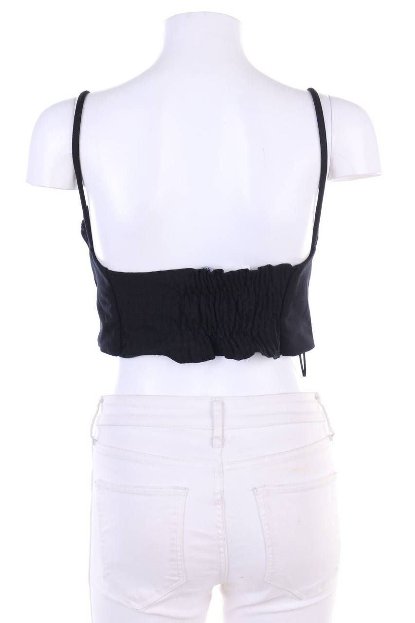 Carou ZARA Träger-Crop-Top aus Baumwolle Meist gekauft