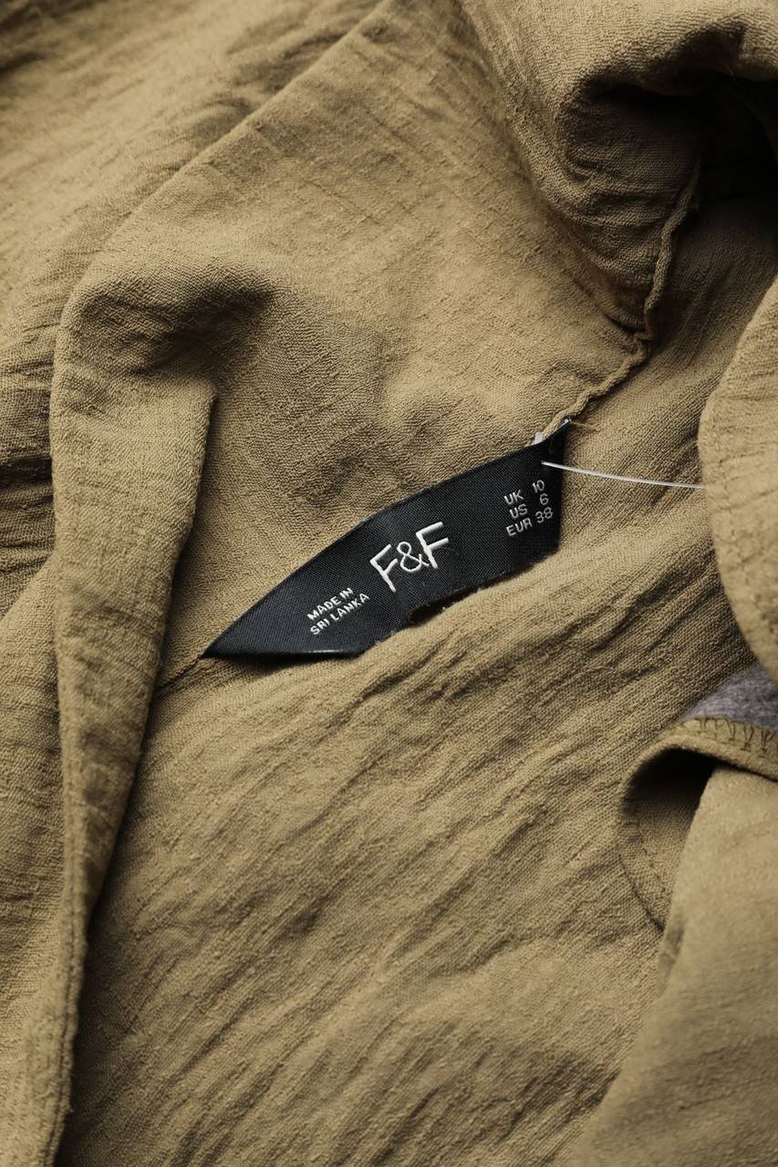 Carou F&F Kurzarm-Bluse im Safari-Stil Saisonschlussverkauf
