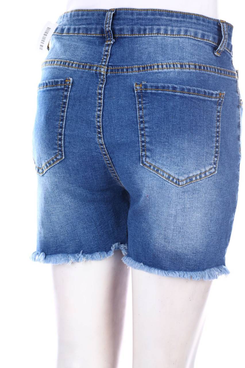 Carou SHEIN Used Look Jeans-Shorts Räumungsverkauf