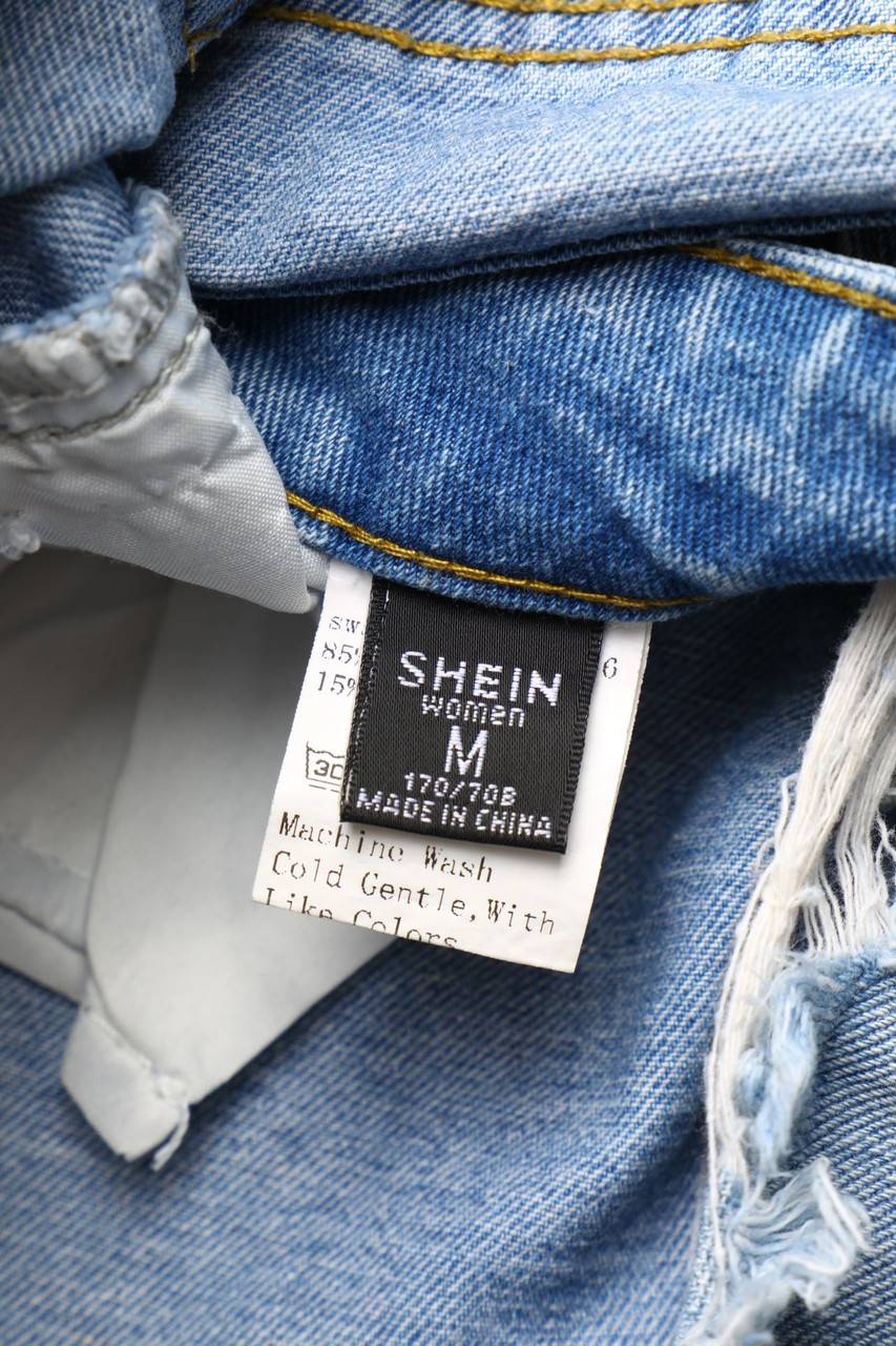 Carou SHEIN Destroyed-Mini-Jeansrock Letzte 2 Tage