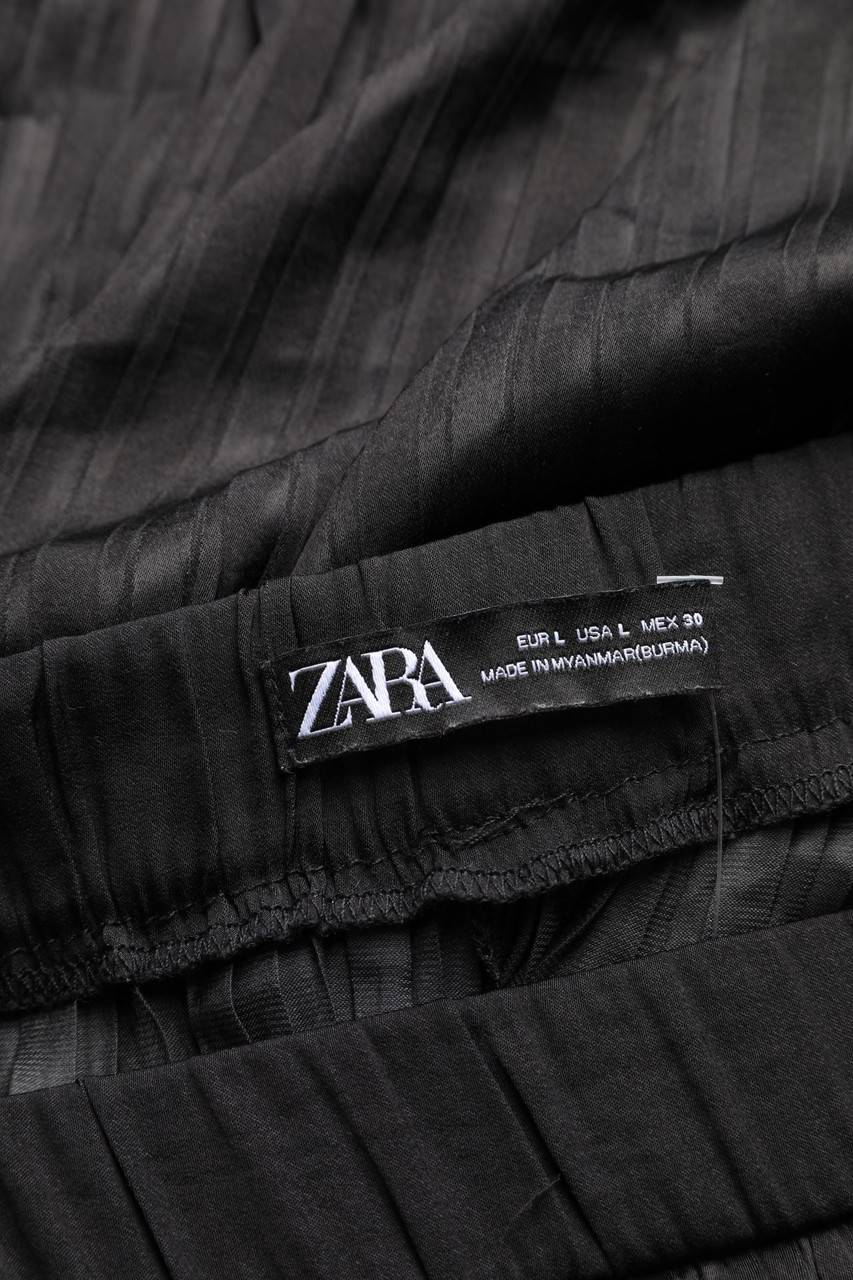 Carou ZARA Plissee-Palazzo-Hose Zeitbegrenzte Promotion