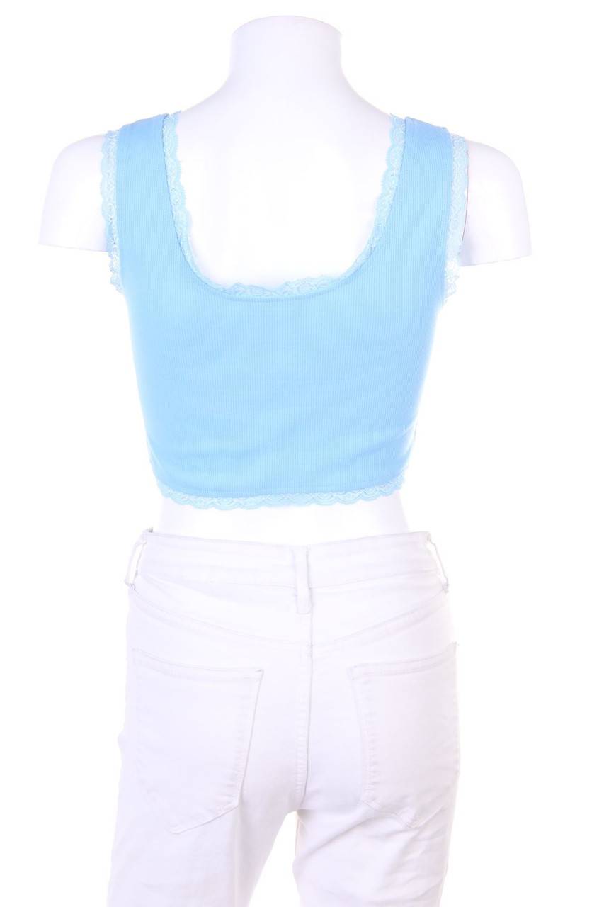 Carou SHEIN Crop-Top mit Spitze Bis zu 50% Rabatt