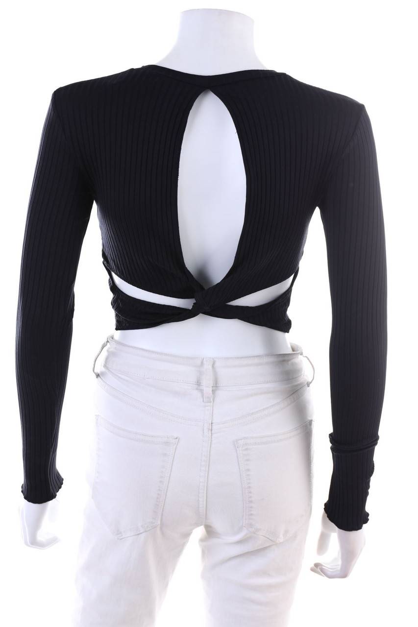 Carou Ohne Label Cropped-Shirt mit langem Ärmel Outlet