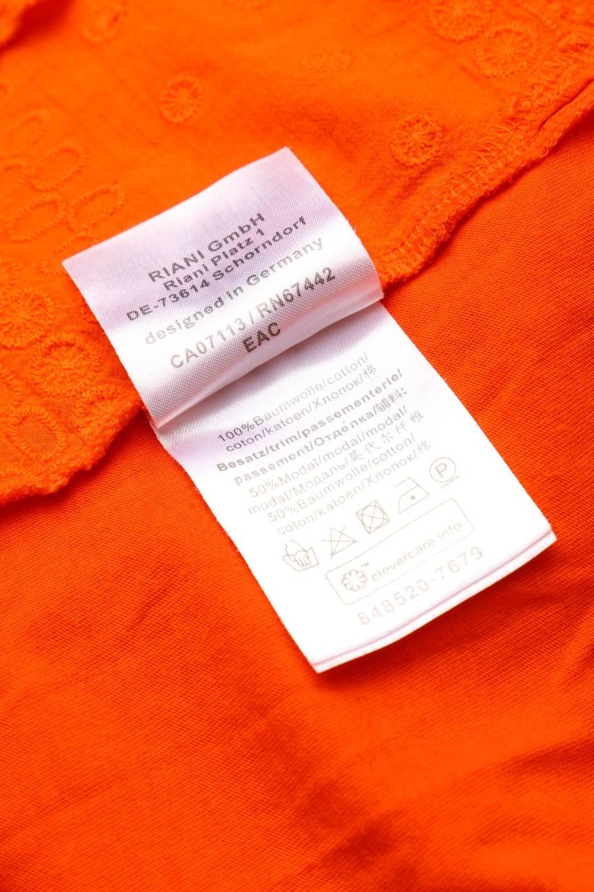 Carou RIANI Kurzarm-Shirt mit Stickereien Fabrik Onlineshop