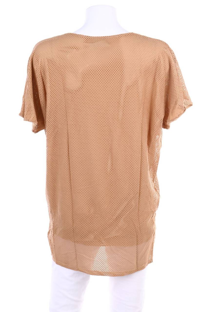 Carou NEW YORK INDUSTRIE Mesh-Kurzarm-Shirt Begrenztes Angebot