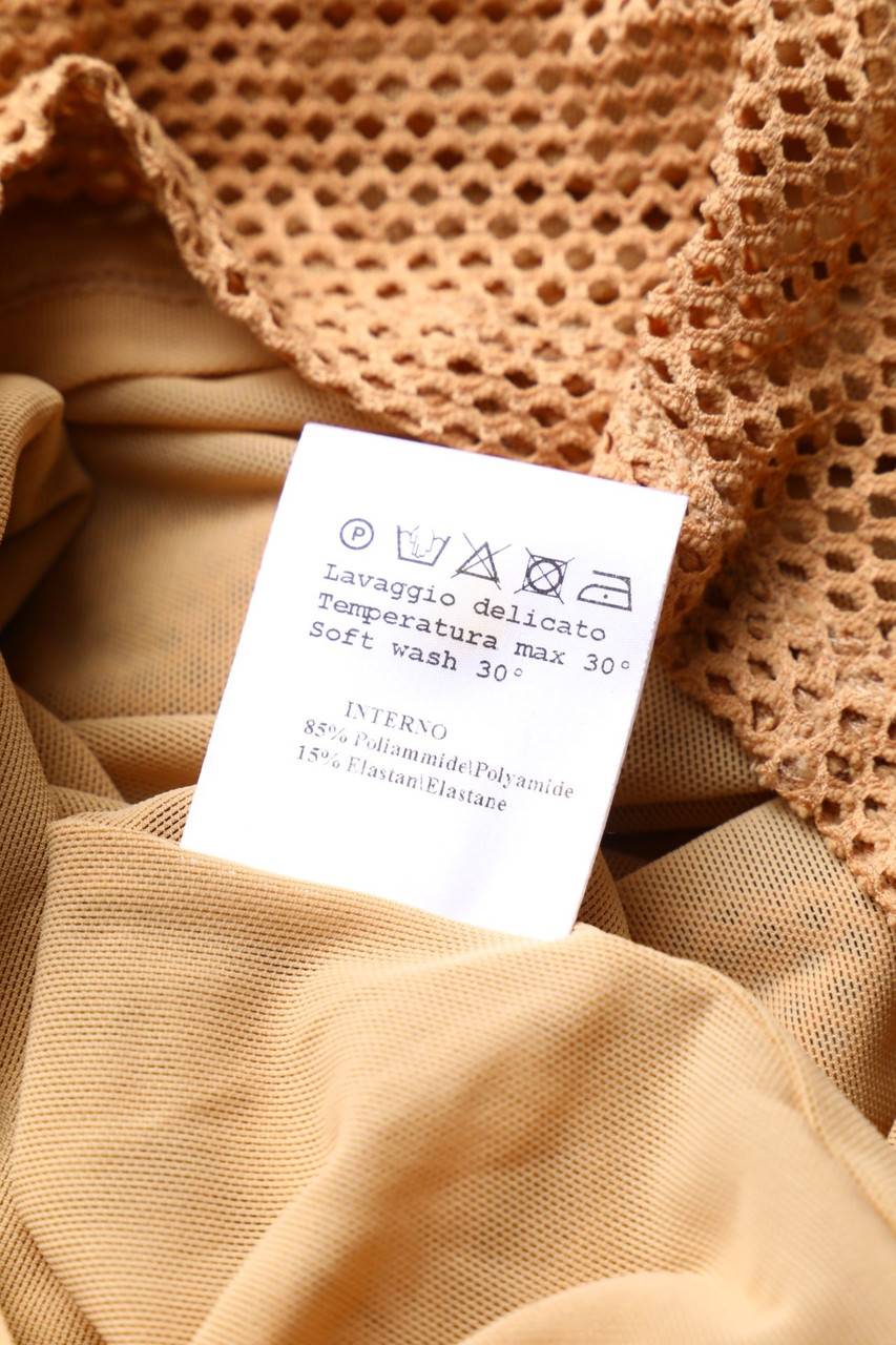 Carou NEW YORK INDUSTRIE Mesh-Kurzarm-Shirt Begrenztes Angebot