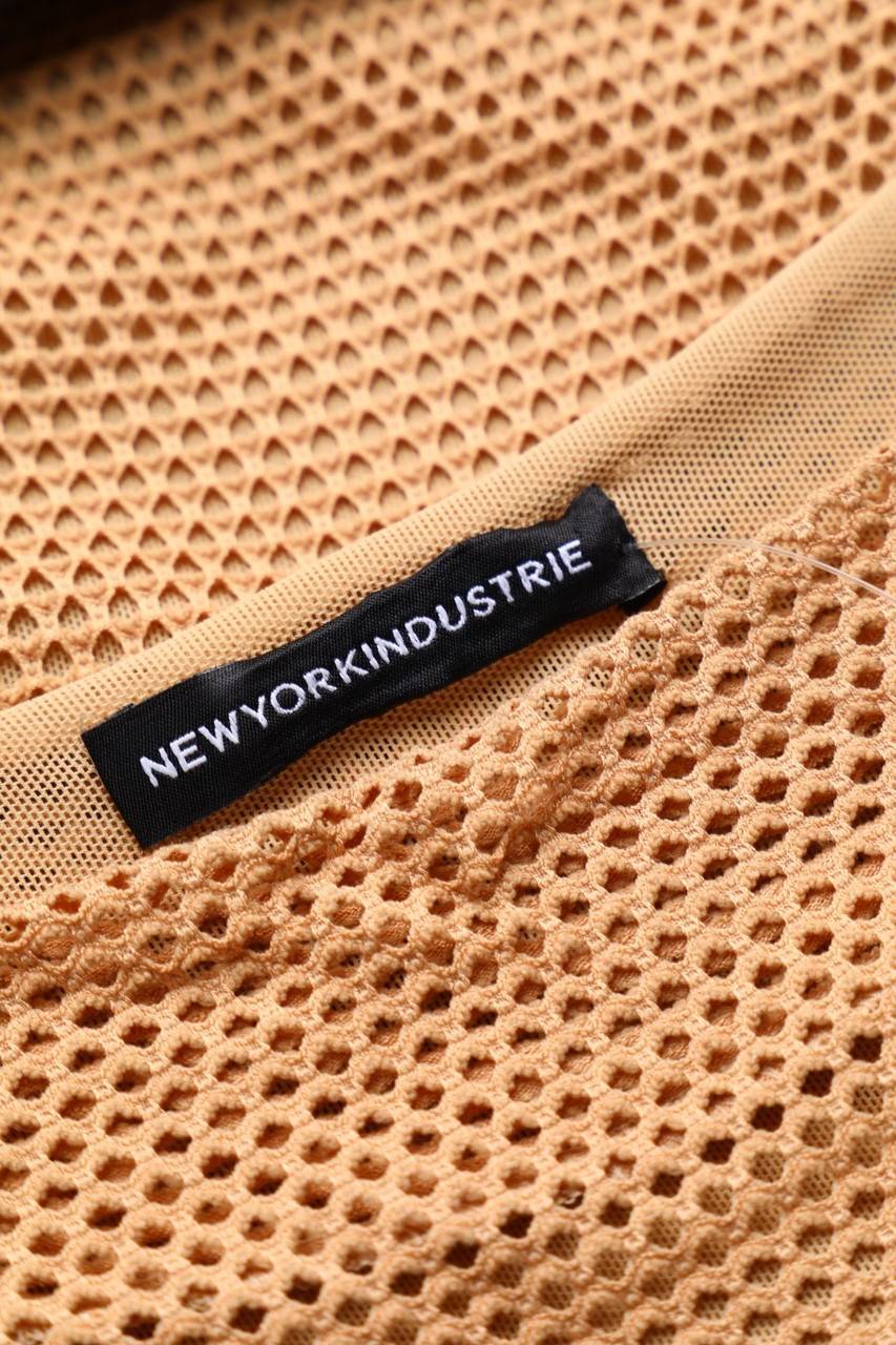 Carou NEW YORK INDUSTRIE Mesh-Kurzarm-Shirt Begrenztes Angebot