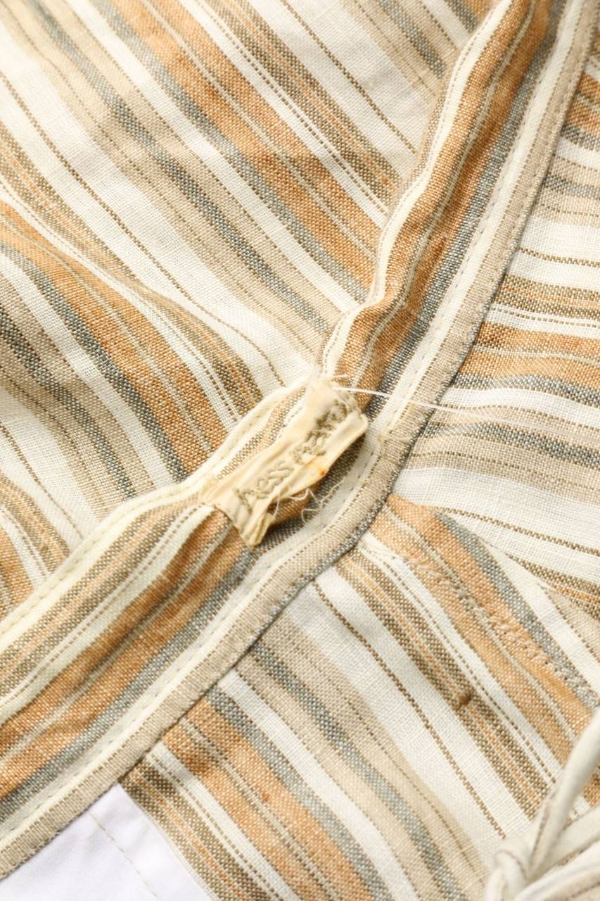 Carou hessnatur Leinenhose mit Streifen Saisonschlussverkauf