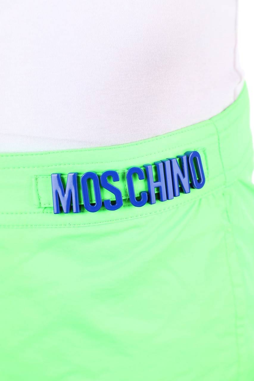Carou MOSCHINO Schwimm-Shorts mit Logo-Plakette Weihnachtsangebot