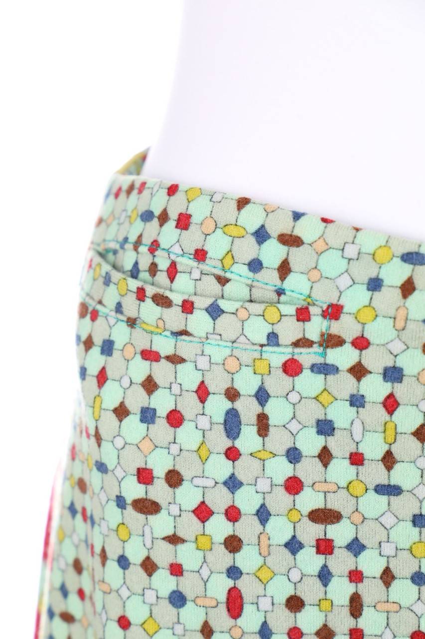 Carou EMILIO PUCCI Print-Rock aus Schurwolle Vierteljährliche Förderung