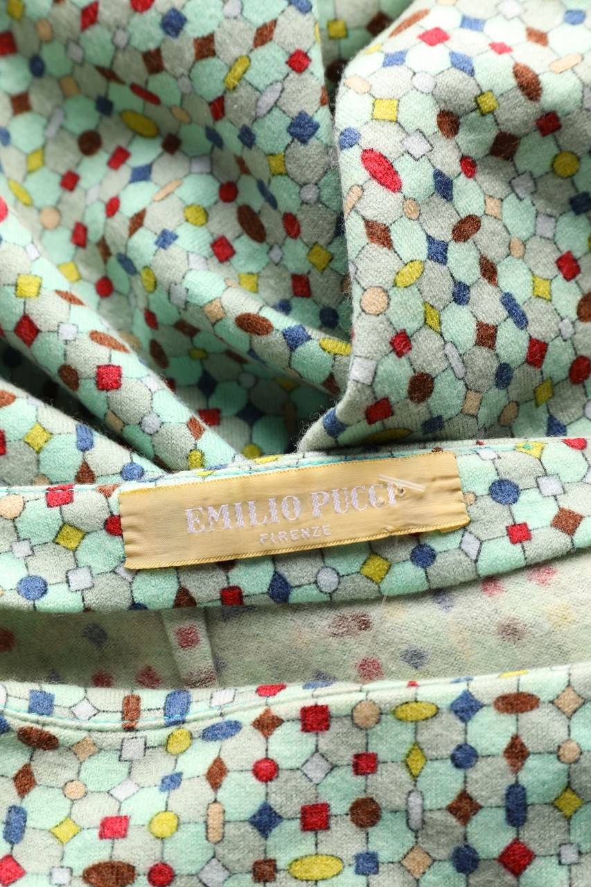 Carou EMILIO PUCCI Print-Rock aus Schurwolle Vierteljährliche Förderung