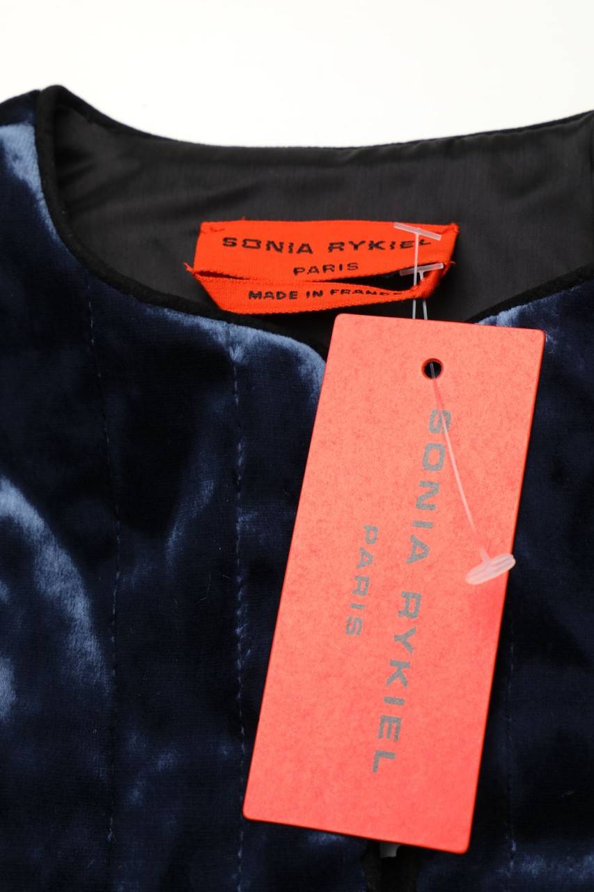 Carou SONIA RYKIEL Samt-Jacke mit Seide Fabrikpreis
