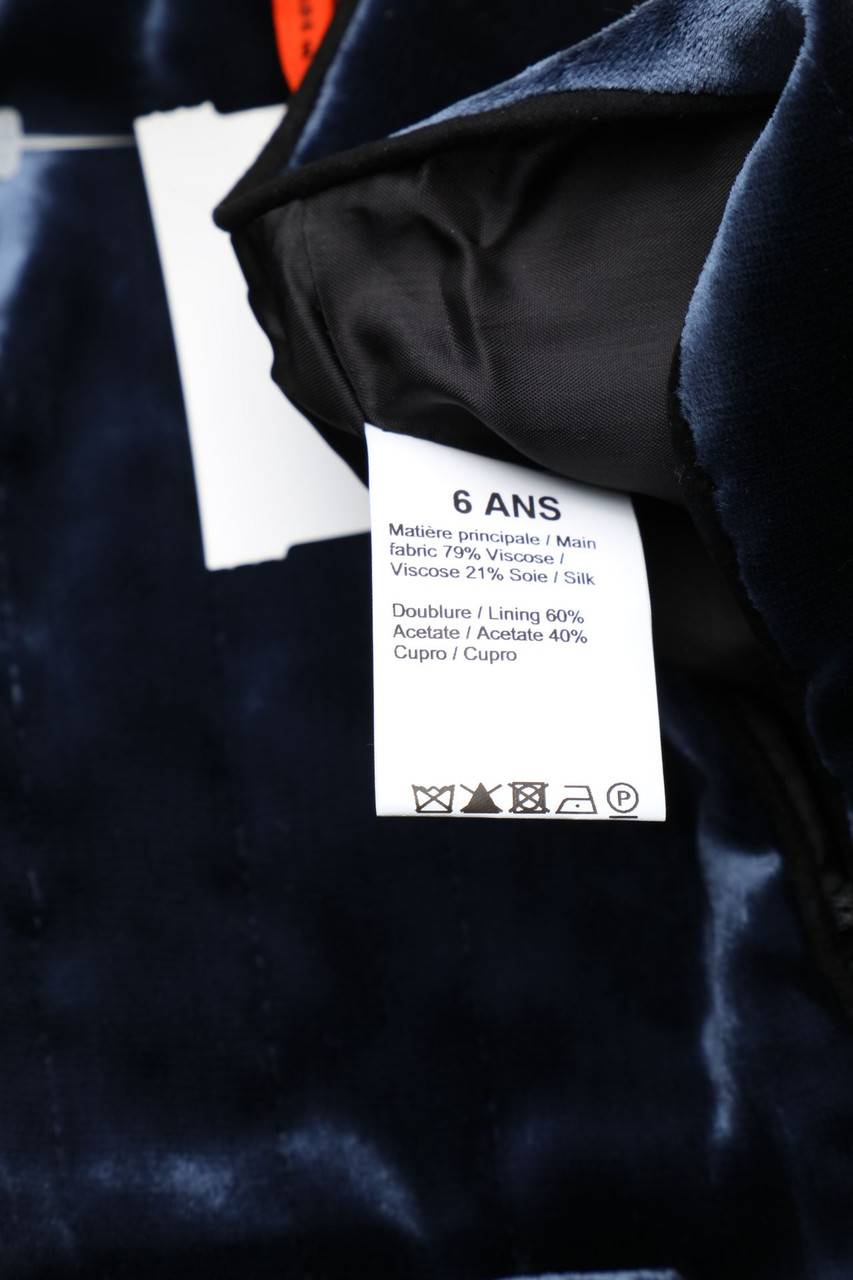 Carou SONIA RYKIEL Samt-Jacke mit Seide Großer Ausverkauf