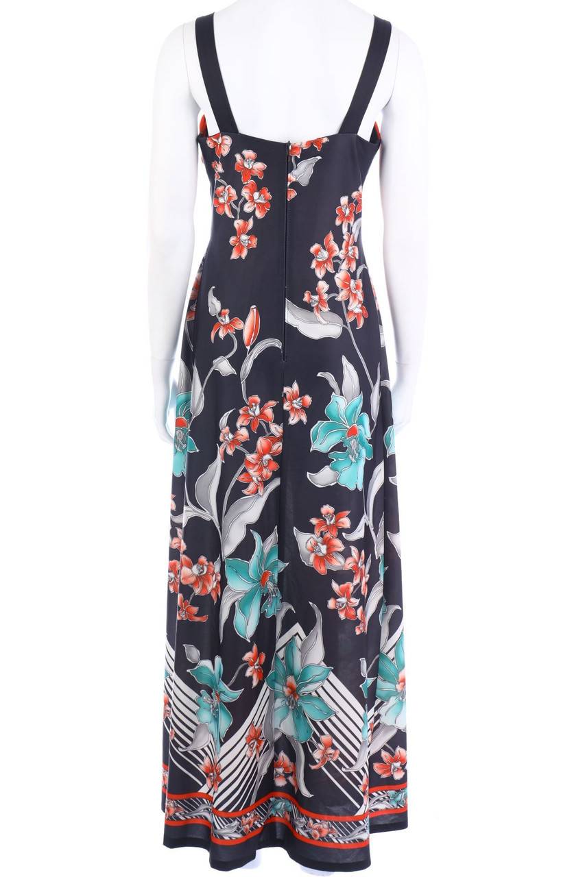 Carou VINTAGE Maxi-Kleid mit Blumen-Print Online Shopping