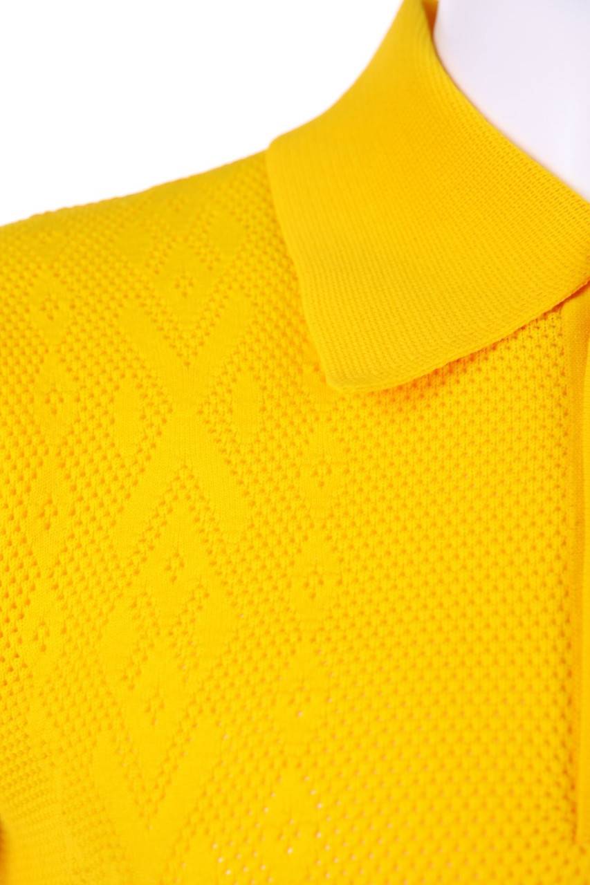 Carou VINTAGE Poloshirt mit geometrischem Muster Vatertagsangebot