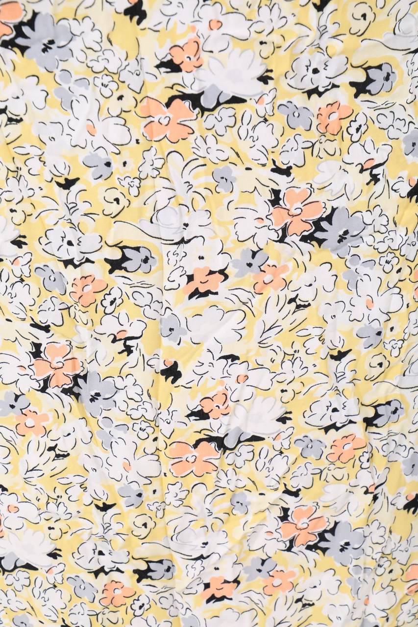 Carou VINTAGE Vintage-Midikleid mit Blumen-Print Lagerräumung