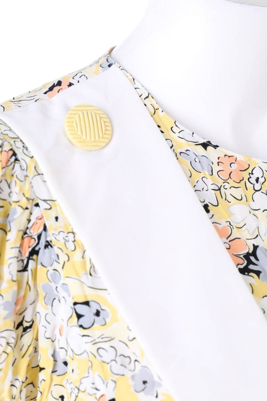 Carou VINTAGE Vintage-Midikleid mit Blumen-Print Lagerräumung