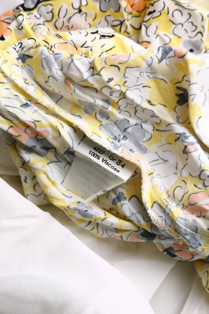 Carou VINTAGE Vintage-Midikleid mit Blumen-Print Lagerräumung