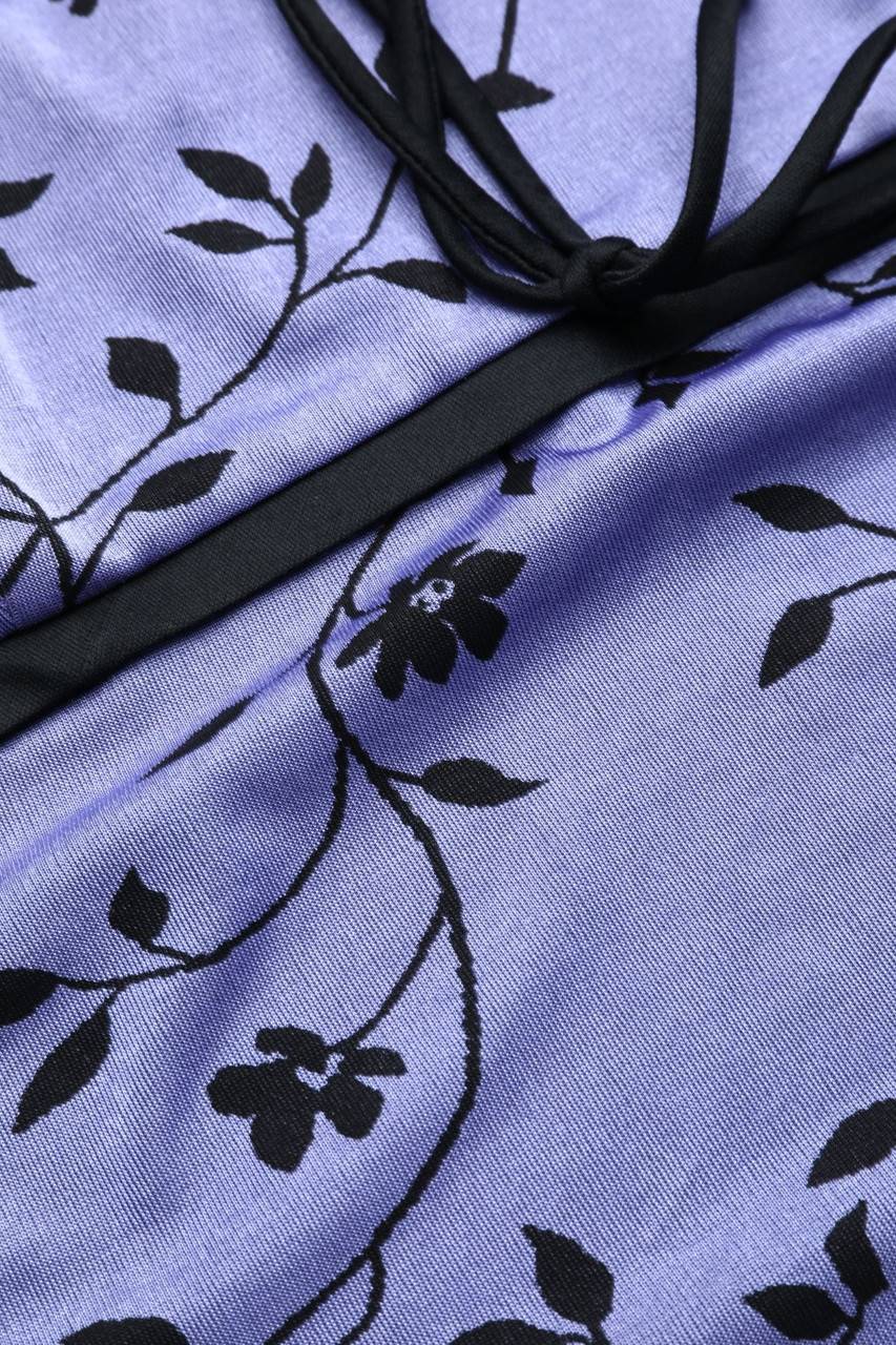 Carou VINTAGE Y2K-Top mit Blumen-Print Neuheiten