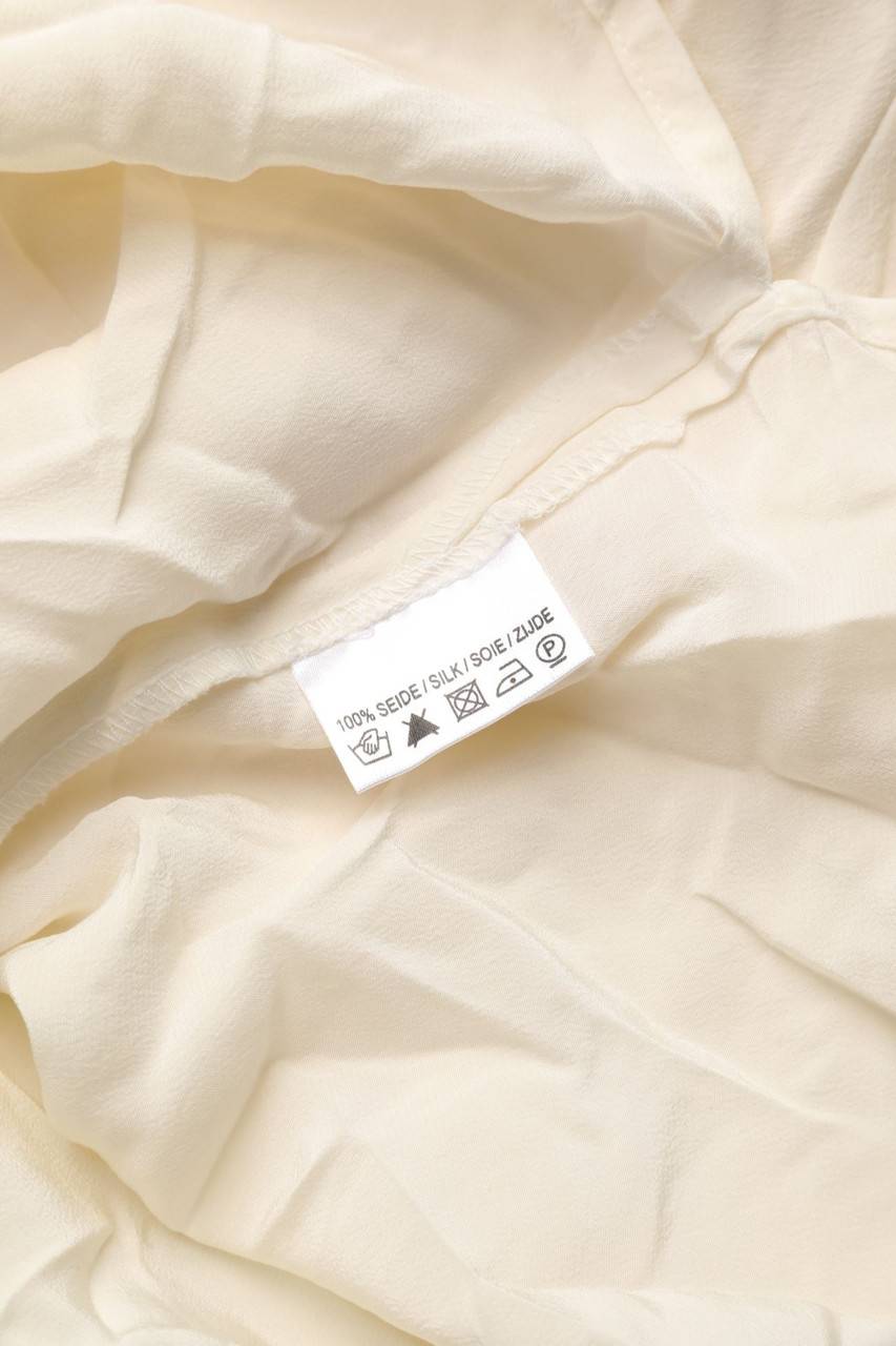 Carou VINTAGE Seiden-Hemd-Bluse mit kurzem Ärmel VIP-Rabatte