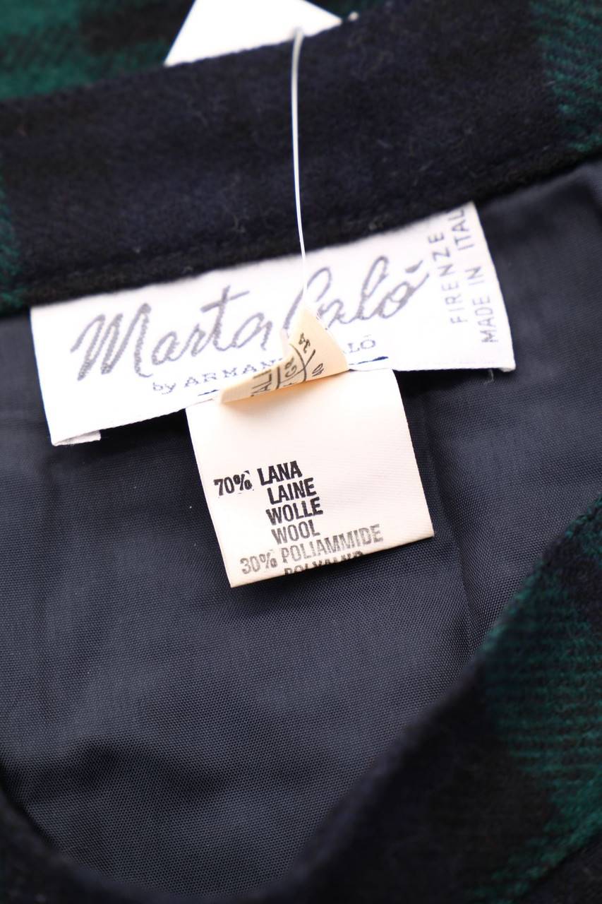 Carou VINTAGE Karo-Rock mit Karo-Muster Kostenlose Rückgabe
