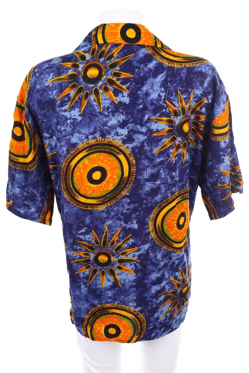 Carou VINTAGE Kurzarm-Bluse mit Print Bis zu 60% Rabatt