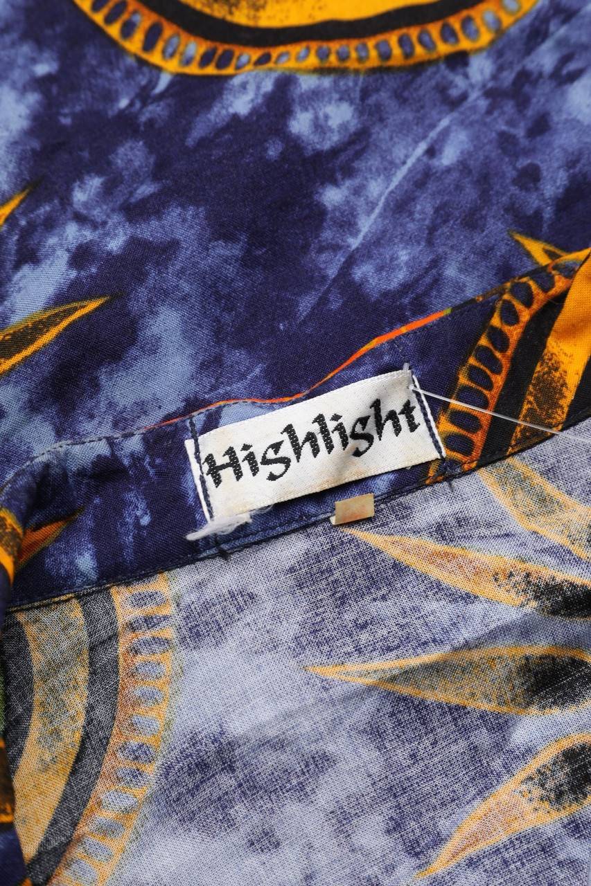 Carou VINTAGE Kurzarm-Bluse mit Print Bis zu 60% Rabatt