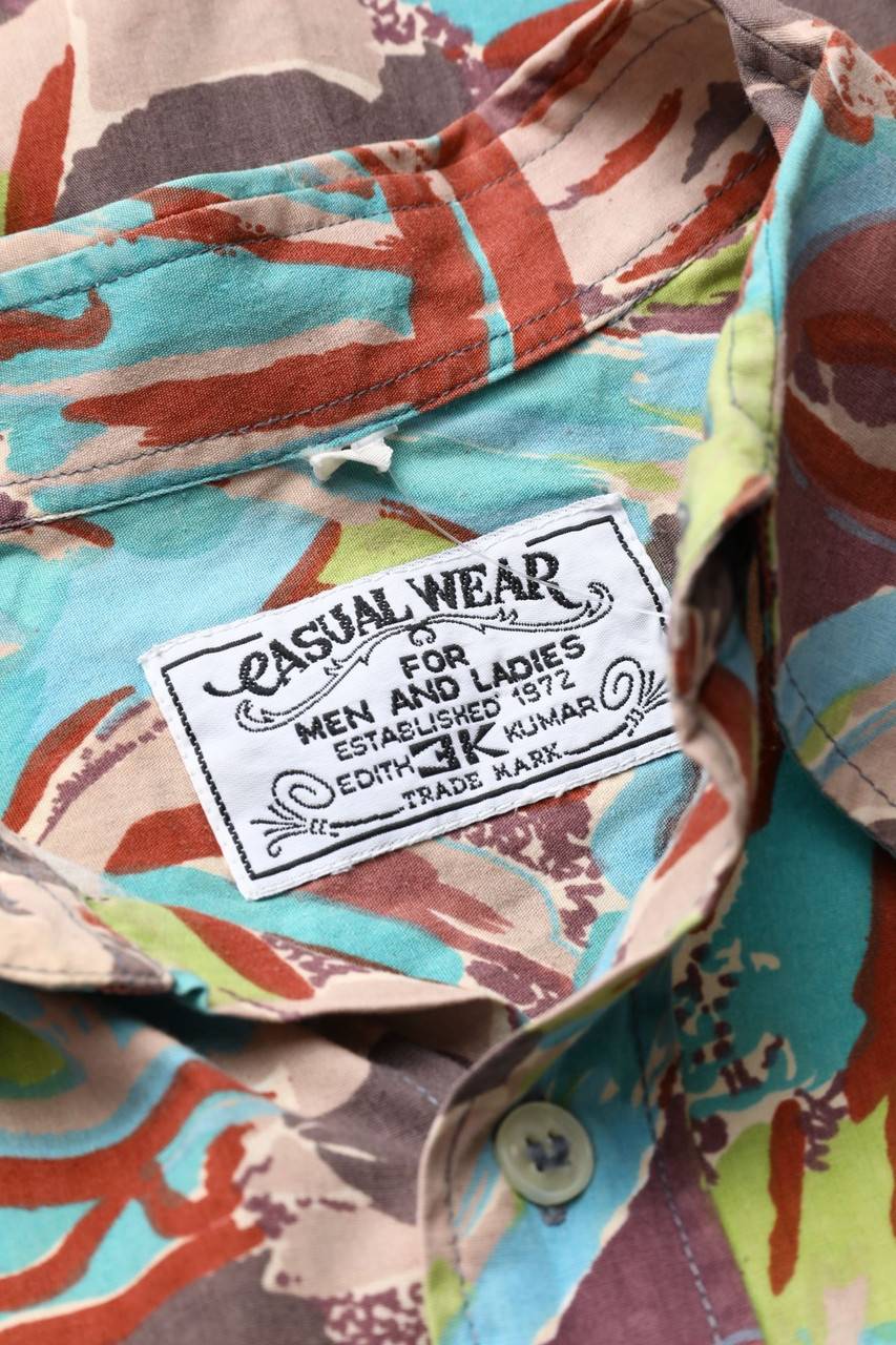 Carou Edith Kumar Kurzarm-Hemd mit Print Sonderangebot der Fabrik
