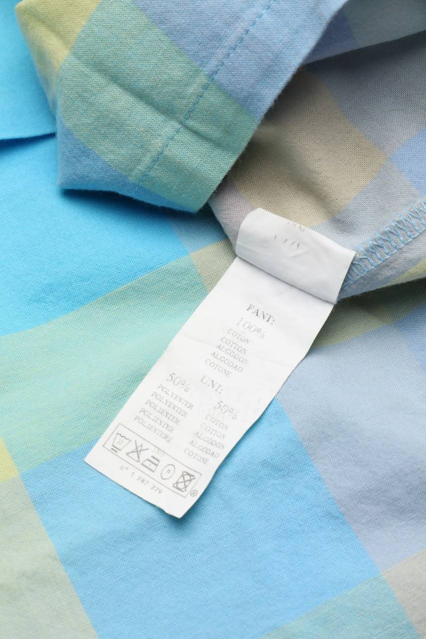 Carou VINTAGE Vintage-Karo-Kurzarm-Hemd aus Baumwoll-Mix Bis zu 55% Rabatt