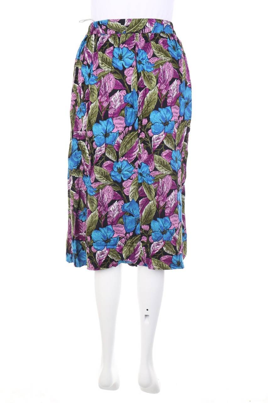 Carou VINTAGE Rock mit Blumen-Print Fabrikladen