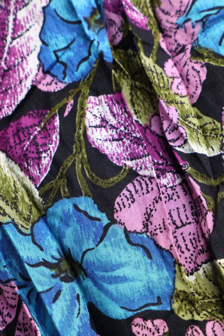 Carou VINTAGE Rock mit Blumen-Print Fabrikladen